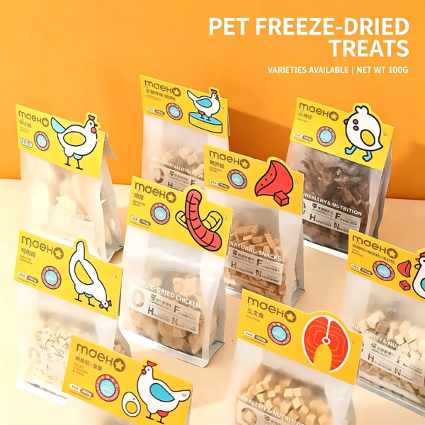 Freeze-Dried Chicken & Egg Yolk Pet Snacks (Cat & Dog) 2