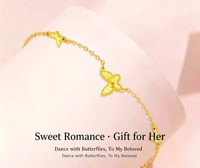 Scintilla Butterfly Gold Line